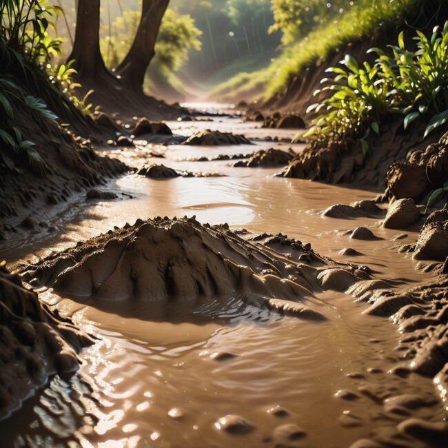 Błoto jako symbol trudności życiowych