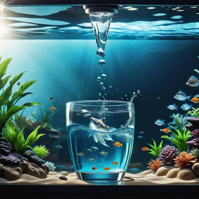 Dezynfekcja wody przed dodaniem do akwarium
