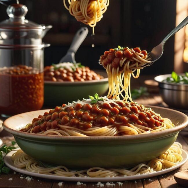 Mąka ryżowa jako zagęstnik do sosu do spaghetti
