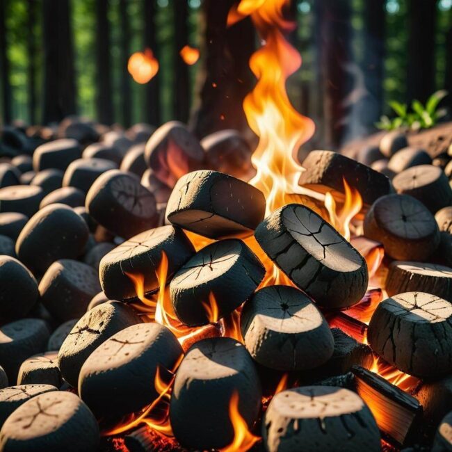 Optymalna temperatura spalania brykietu