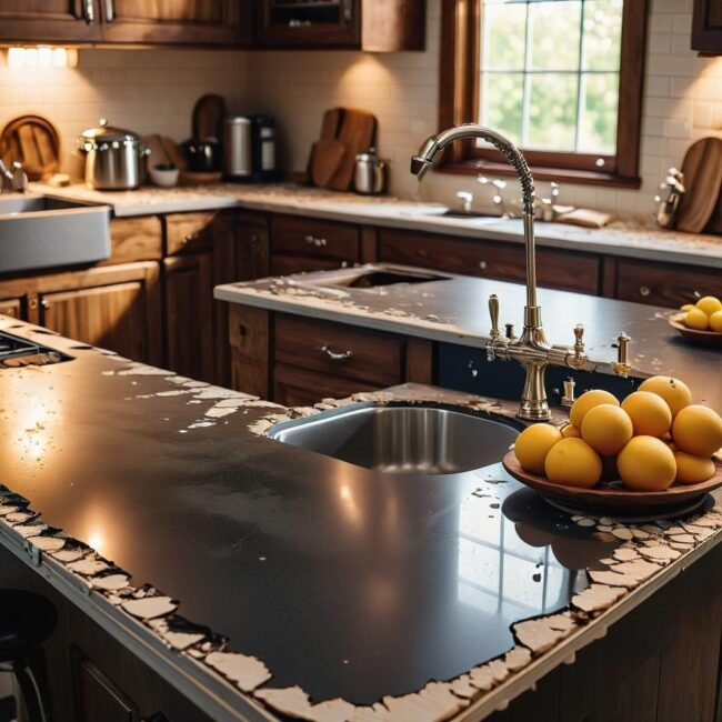 Szybka reakcja na świeże rysy w blacie