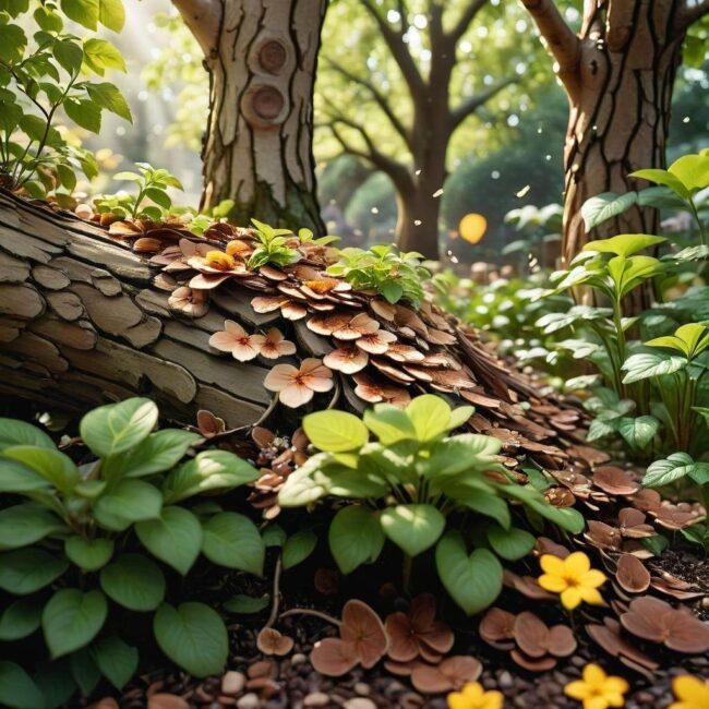 Utrzymywanie wilgoci w glebie przy pomocy kory