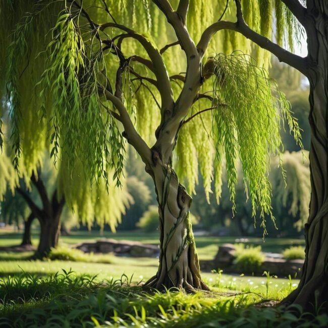 Wpływ chorób i szkodników na tempo wzrostu wierzby płaczącej