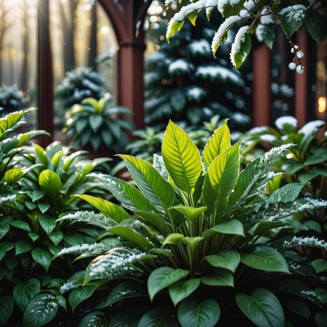 Zimowe osłony roślin